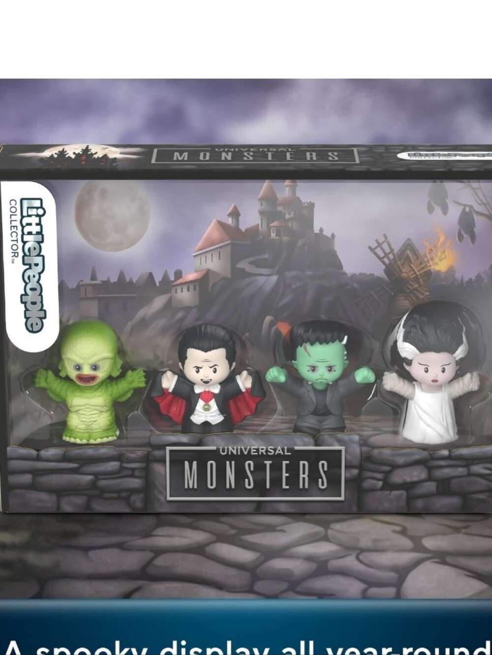 Fisher-Price Little People Universal Monsters Set - Green, Black, White